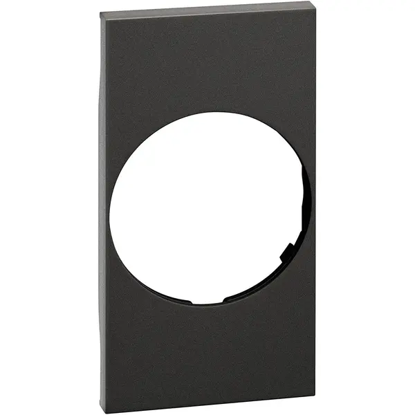 Placa adecvata pentru prize standard german Bticino Living Now KG04, negru