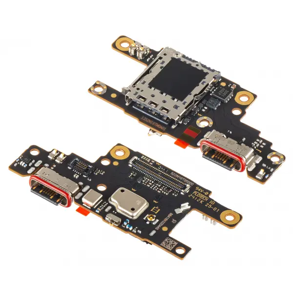 Placa cu Conector Incarcare - Microfon - Modul Cititor SIM Xiaomi Poco F6, Service Pack 5600010N16T00