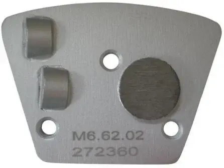 Placa cu segmenti diamantati pt. slefuire pardoseli - segment DPC 2x1/4 - prindere M6 - DXDH.8506.73.02-R