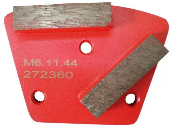 Placa cu segmenti diamantati pt. slefuire pardoseli - segment mediu (rosu) - # 40 - prindere M6 - DXDH.8506.11.44