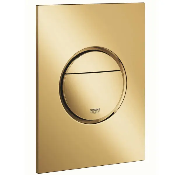 Placa de actionare Grohe 37601GL0, marimea S, dubla actionare, 130 x 172 mm, verticala, lucios, Cool sunrise