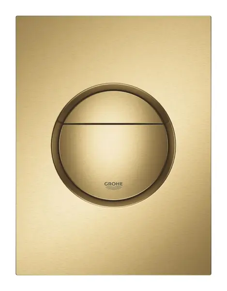 Placa de actionare Grohe Nova 37601GN0, S, dubla, 130 x 172 mm, verticala, ABS, mat, Auriu
