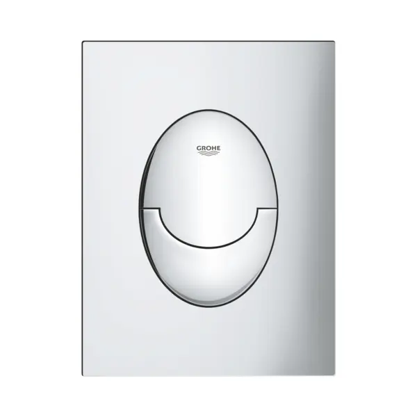 Placa de actionare Grohe, Skate Air wall plate S, dubla actionare, verticala, 130 x 172, ABS, crom