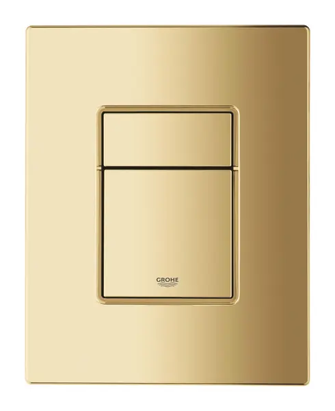 Placa de actionare Grohe Skate Cosmopolitan 38732GL0, dubla actionare, 156 x 197 mm, verticala, lucios, Cool sunrise