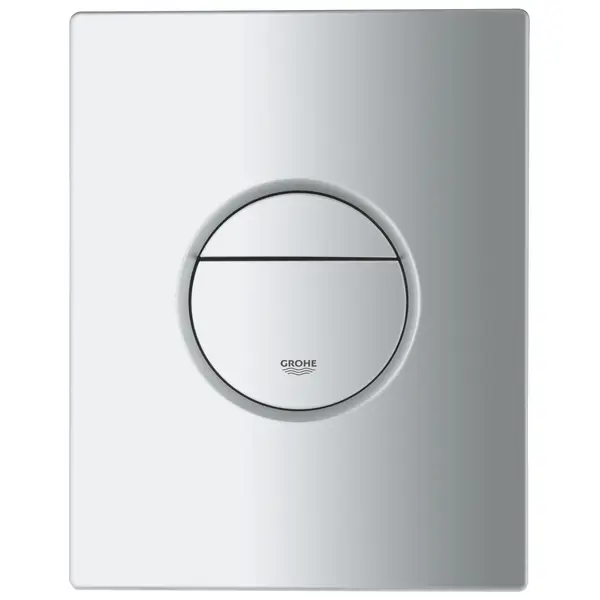 Placa de actionare WC Grohe Nova Cosmopolitan 38765P00, dubla spalare, reversibila, 15.6 x 19.7 cm, mat, Crom