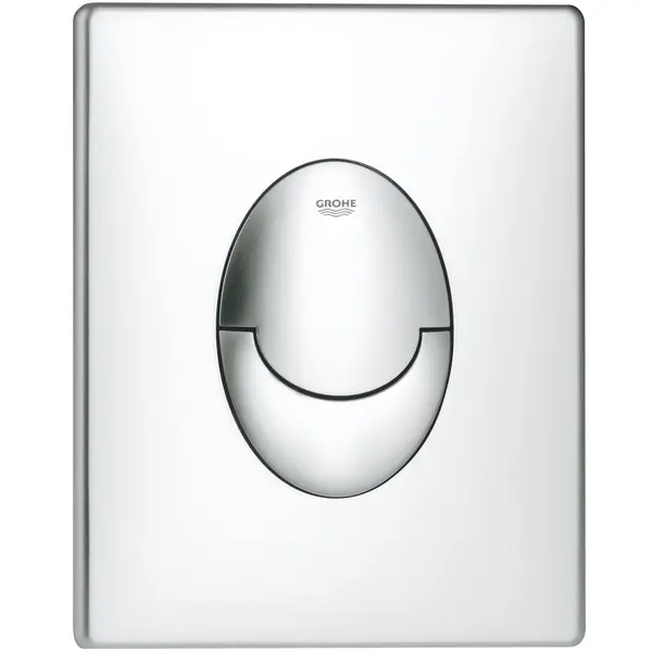 Placa de actionare WC Grohe Skate Air 38505P00, dubla spalare, verticala, 156 x 197 mm, Argintiu