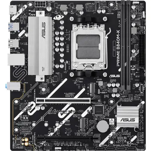 Placa de baza ASUS PRIME B840M-K, AMD B840, Socket AM5, mATX