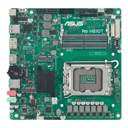 Placa de baza ASUS Pro H810T-CSM, Intel H810, LGA 1851 (Socket V1), Thin Mini ITX