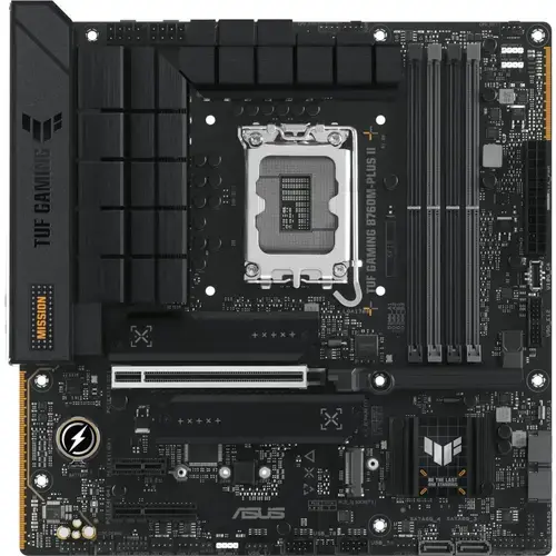Placa de baza ASUS TUF GAMING B760M-PLUS II, mATX, LGA 1700, Intel B760