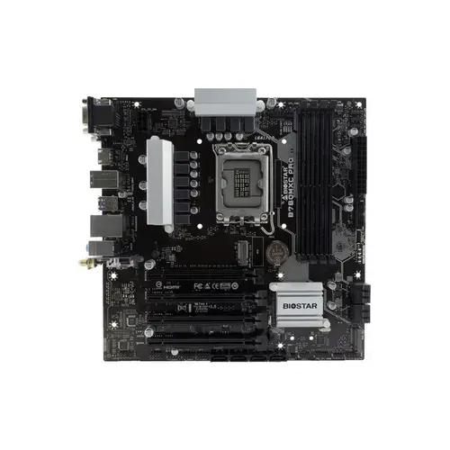 Placa de baza Biostar B760MX2E, Intel B760, LGA 1700, mATX