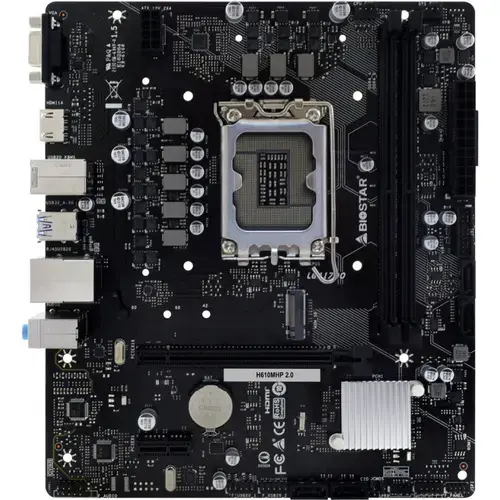 Placa de baza Biostar H610MHP 2.0 DDR4, Intel H610, LGA 1700, mATX