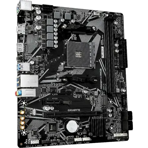 Placa de baza GIGABYTE A520M H ARGB, AMD A520, AM4, mATX