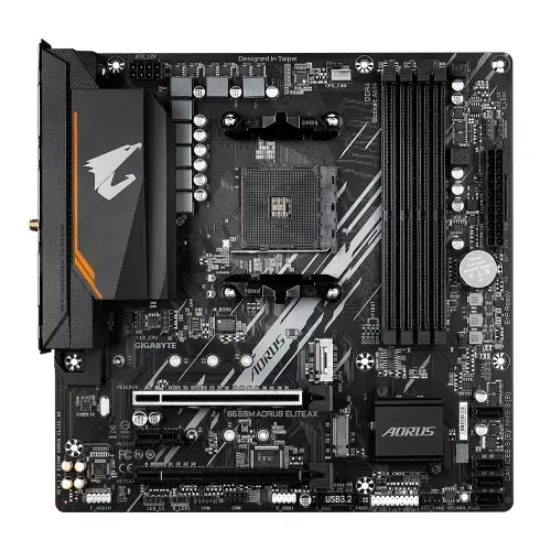Placa de baza Gigabyte B550M AORUS ELITE AX, AMD B550, AM4, mATX