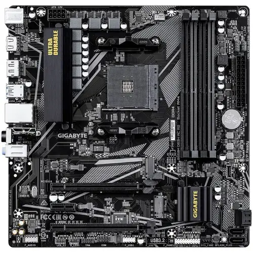 Placa de baza GIGABYTE B550M DS3H AC R2, AMD B550, AM4, mATX