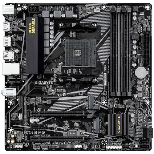 Placa de baza Gigabyte B550M DS3H R2, AMD B550, AM4, mATX