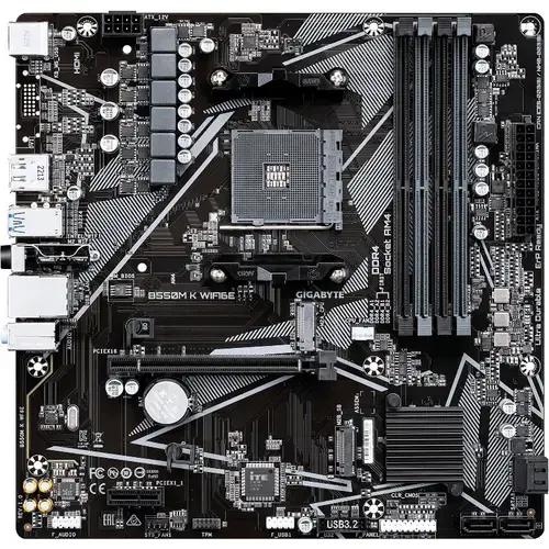 Placa de baza GIGABYTE B550M K WIFI6E, AMD B550, AM4, mATX