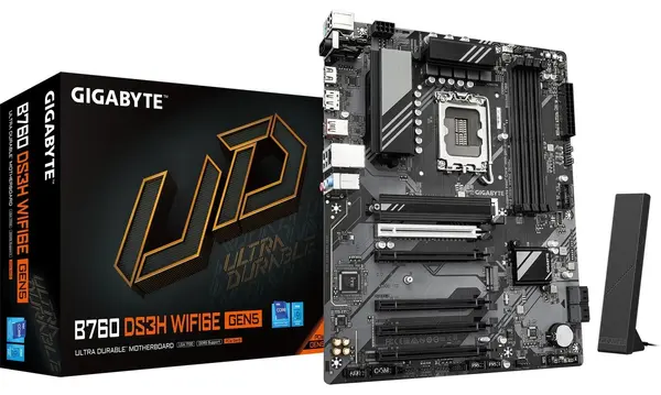 Placă de bază Gigabyte - B760 DS3H WF6E GEN5, LGA1700