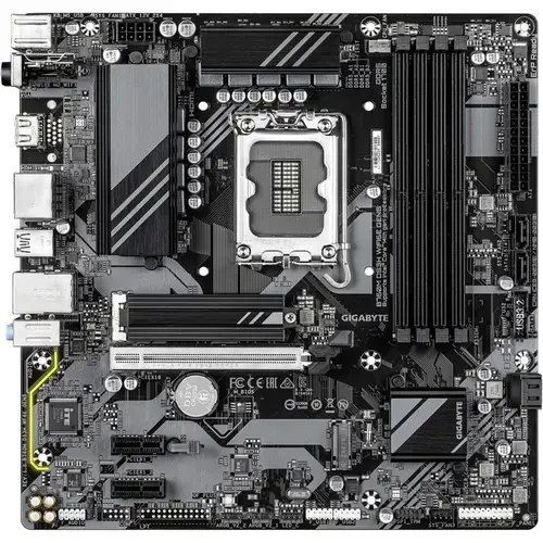 Placa de baza GIGABYTE B760M DS3H WIFI6E GEN5, DDR5, Intel B760, LGA 1700, mATX