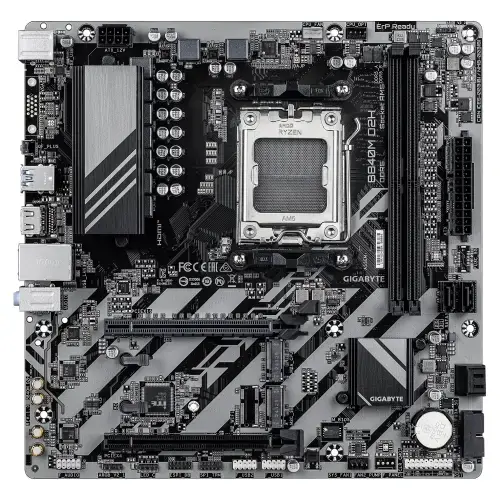 Placa de baza GIGABYTE B840M D2H, AMD B840, Socket AM5, mATX