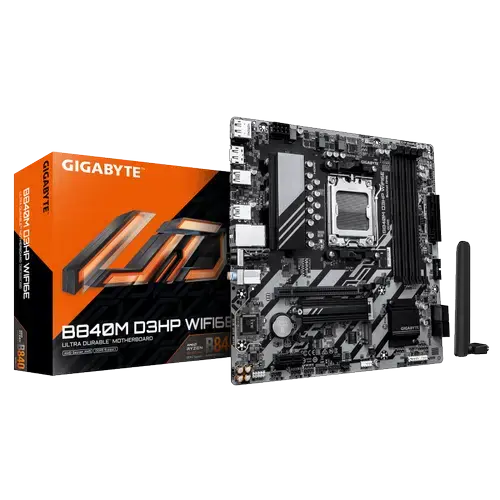 Placa de baza GIGABYTE B840M D3HP WIFI6E, AMD B840, Socket AM5, mATX