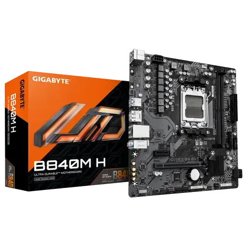 Placa de baza GIGABYTE B840M H, AMD B840, Socket AM5, mATX