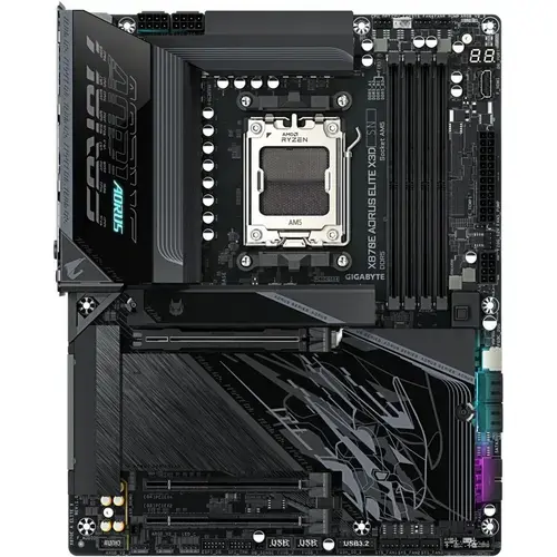 Placa de baza GIGABYTE X870E AORUS ELITE X3D, AMD X870E, AM5, ATX, DDR5