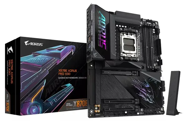 Placă de bază Gigabyte - X870E AORUS PRO X3D, AM5