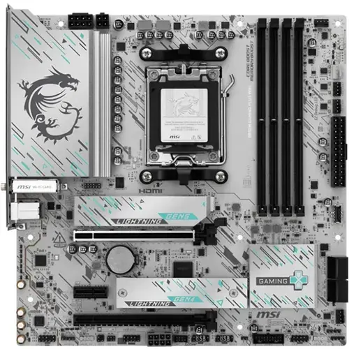 Placa de baza MSI B850M GAMING PLUS WIFI, AMD B850, AM5, DDR5, mATX