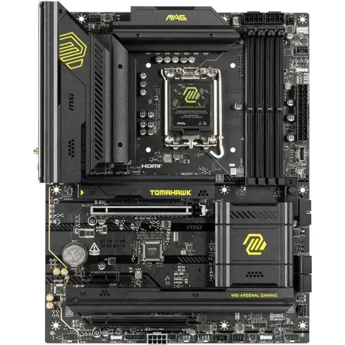 Placa de baza MSI MAG B860 TOMAHAWK WIFI, Intel B860, LGA 1851, DDR5, ATX