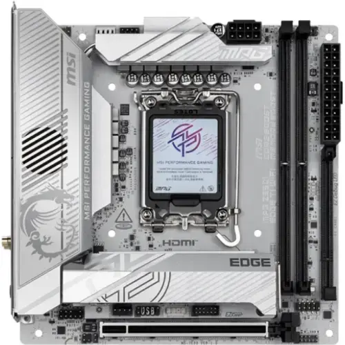 Placa de baza MSI MPG Z890I EDGE TI WIFI, DDR5, mITX, LGA 1851, Intel Z890