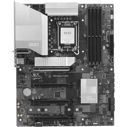Placa de baza MSI PRO B860-P WIFI, Intel B860, LGA 1851, DDR5, ATX