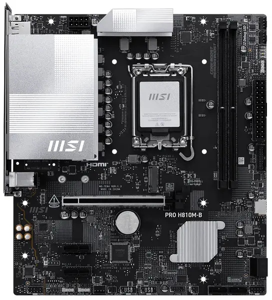 Placă de bază MSI - PRO H810M-B, LGA 1851