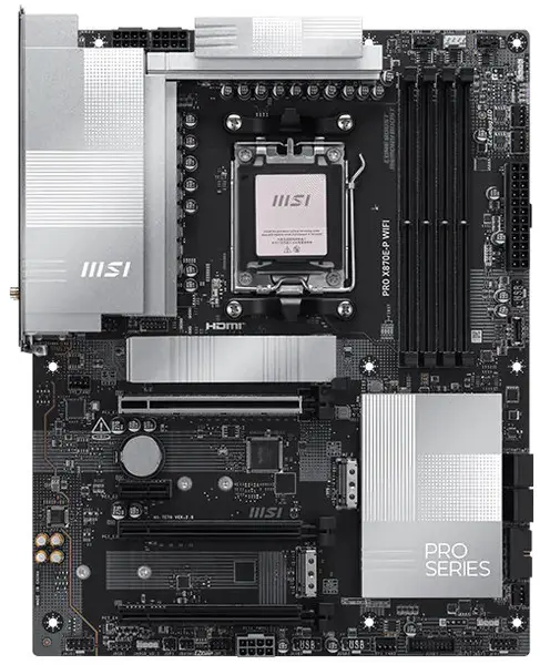 Placă de bază MSI - PRO X870E-P WIFI, AM5
