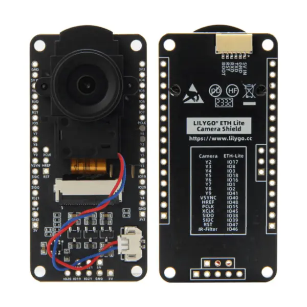 Placa de expansiune LILYGO T-ETH-Lite ESP32 S3 H683 cu camera
