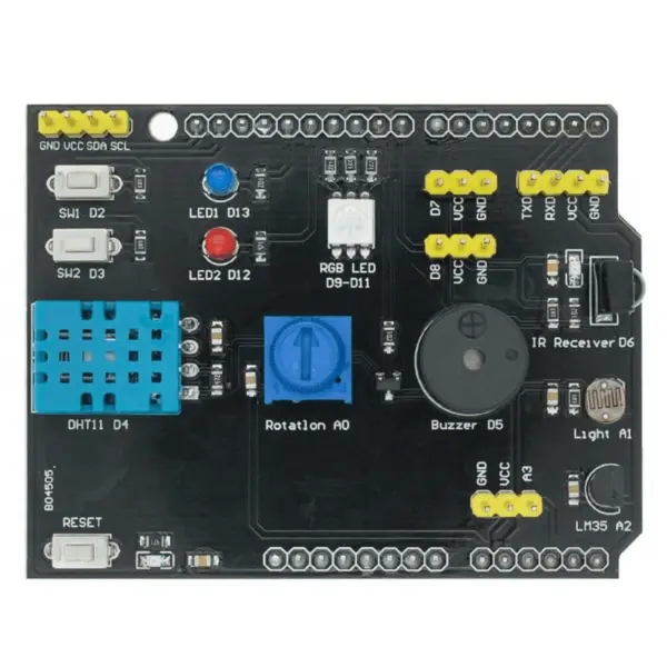 Placa de expansiune multifunctionala 9 in 1 pentru Arduino UNO