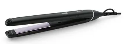 Placa de indreptat parul Philips BHS677/00, 14 setari de temperatura 130-230C (Neagra)