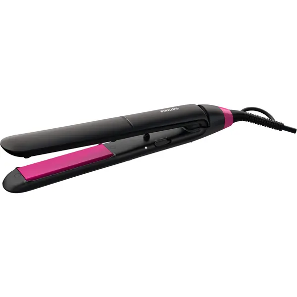 Placa de indreptat parul Philips StraightCare Essential BHS375/00, Invelis ceramic si cheratina, 220º C