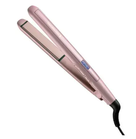 Placa de indreptat parul Remington Coconut Smooth S5901, Invelis ceramic cu cocos, 230°C, Incalzire rapida, LCD, Roz