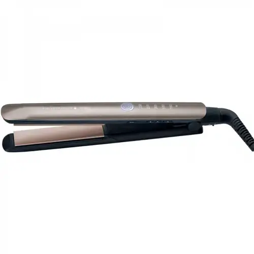 Placa de indreptat parul Remington Keratin Therapy S8590, 230C (Auriu-Negru)