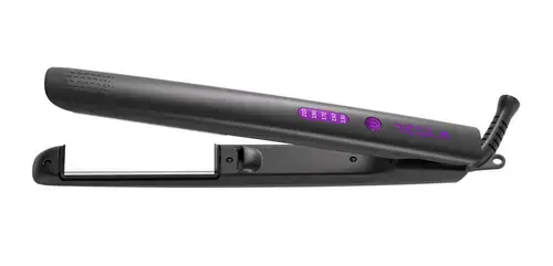 Placa de indreptat parul Tesla STH300BP, 42 W, 5 setari temperatura, 130-210 grade, Display LED, Ceramic Turmalin (Negru/Mov)