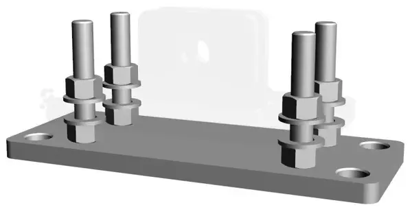 Placa de montaj ajustabila compatibila cu C75, G75-8, AP75