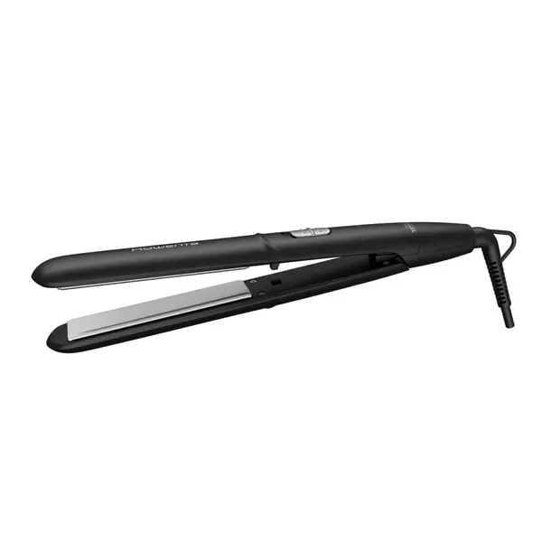 Placă de păr Rowenta Express Style SF1810F0 înveliș Ceramic Tourmaline 2 trepte de temperatură negru & argintiu