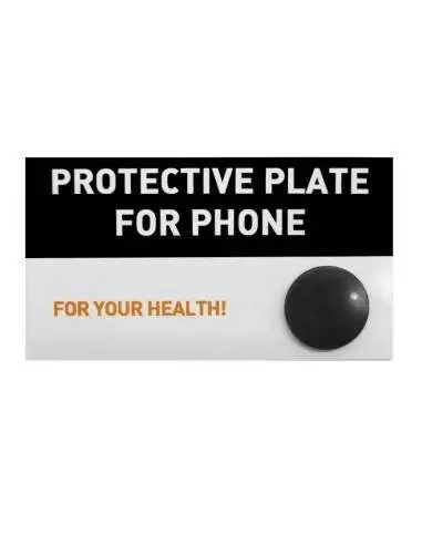 Placă de protecție adezivă din Shungit pentru telefon mobil - model ROUND