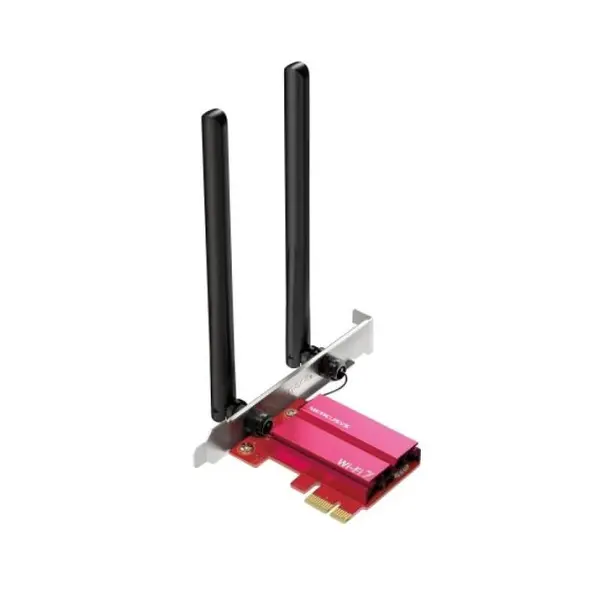 Placa de retea Mercusys MA37BE, BE6500, Tri-Band, Wi-Fi 7, Bluetooth 5.4, PCIe