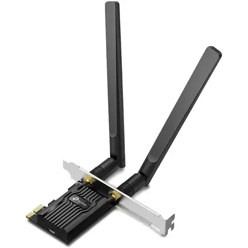 Placa de retea TP-Link Archer TX20E, adaptor PCIe, Wi-Fi 6, AX1800, Wi-Fi Dual-Band, Bluetooth 5.2
