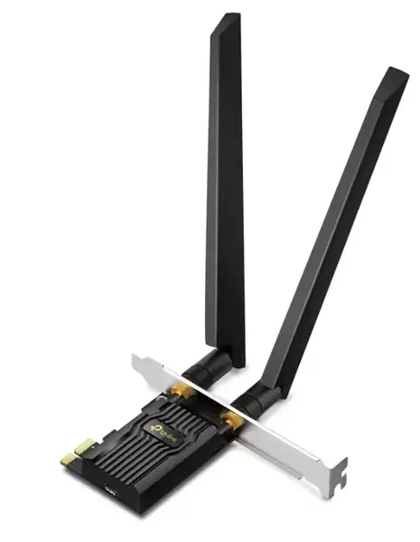 Placa de retea TP-Link Archer TXE72E, AXE5400, Tri-Band, Wi-Fi 6E, Bluetooth 5.3