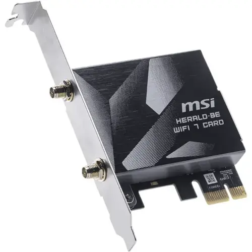 Placa de retea Wireless MSI Herald BE9400, PCI Express x1