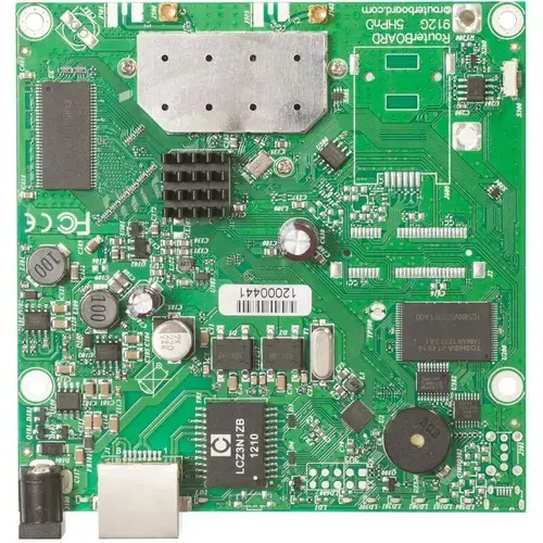 Placa de router, Mikrotik, 600MHZ, 64MB, 1XGE, 802.11A/N, 5GHZ, L3