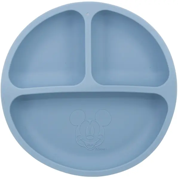 Placă din silicon cu trei compartimente Stor - Mickey Mouse