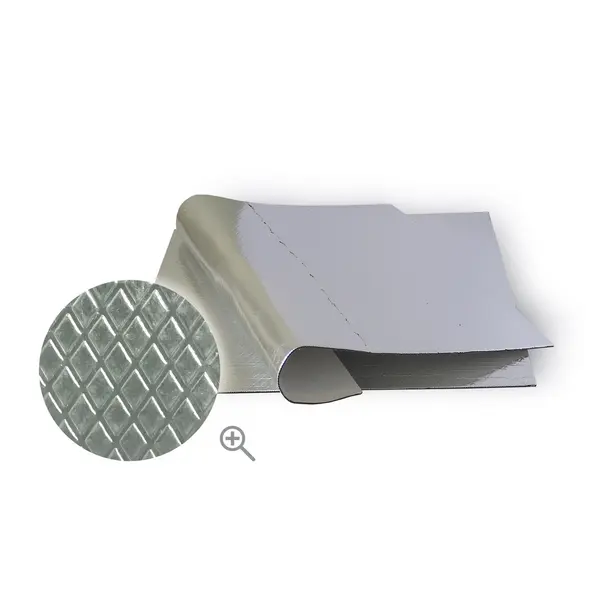 Placa izolare fonica fonoabsorbanta autoadeziva 50 x 50 cm BOLL cu strat de aluminiu